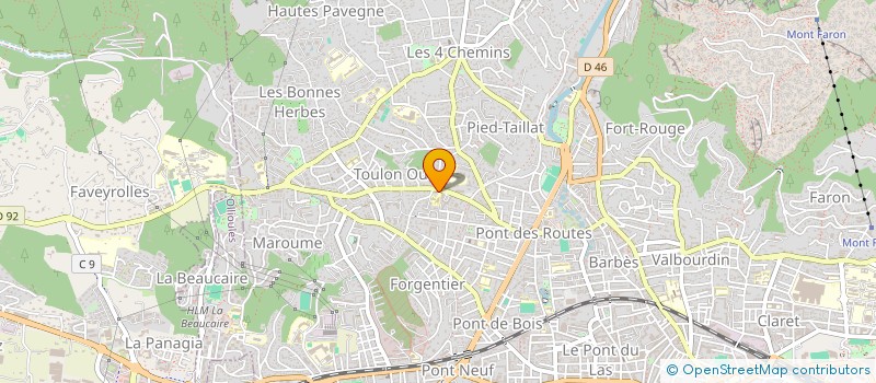 localisation de l'entreprise MONSIEUR DENIS PREVOST  TOULON