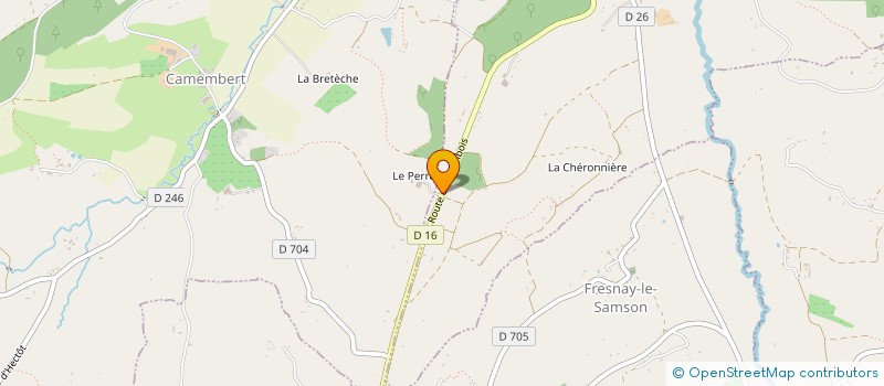 localisation de l'entreprise MONSIEUR DENIS PRIEUR à GUERQUESALLES