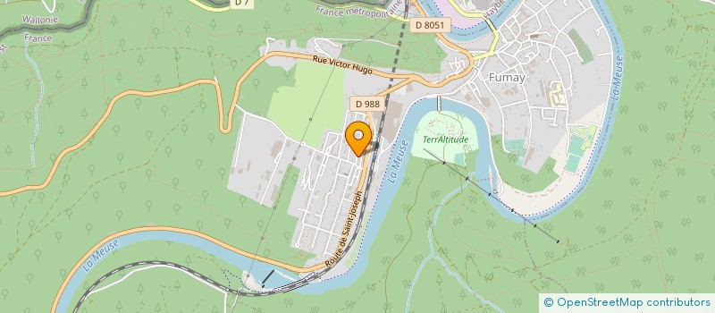 localisation de l'entreprise MONSIEUR DENIS PRIGNON  FUMAY