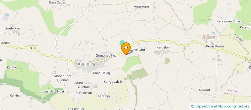 localisation de l'entreprise MONSIEUR DENIS PRONOST  PLOUGUERNEAU