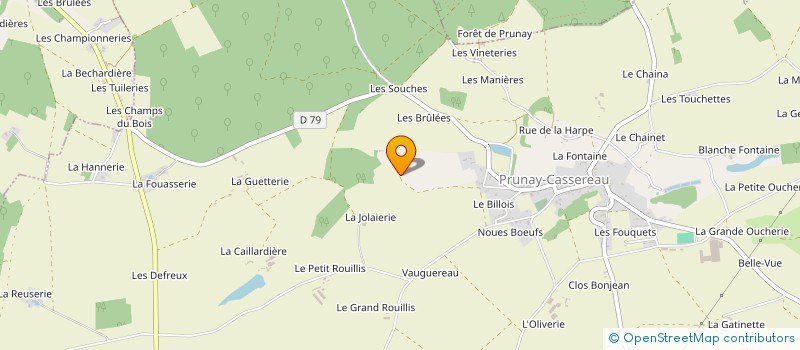 localisation de l'entreprise MONSIEUR DENIS PROUST  VILLEPORCHER