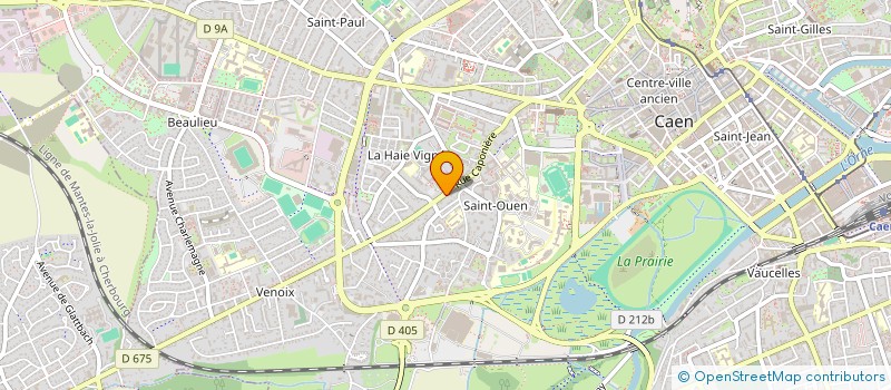 localisation de l'entreprise MONSIEUR DENIS PRUNIER à CAEN
