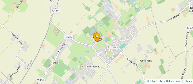 localisation de l'entreprise MONSIEUR DENIS PRUVOST à AUBERS
