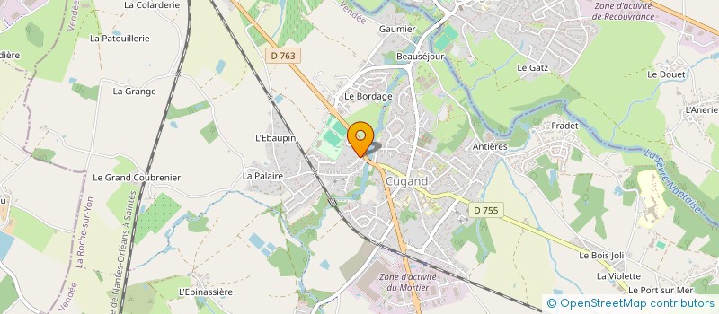 localisation de l'entreprise MONSIEUR DENIS PUNUARII  CUGAND