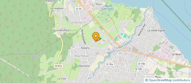 localisation de l'entreprise MONSIEUR DENIS PUYBARAUD  SAINT-JORIOZ