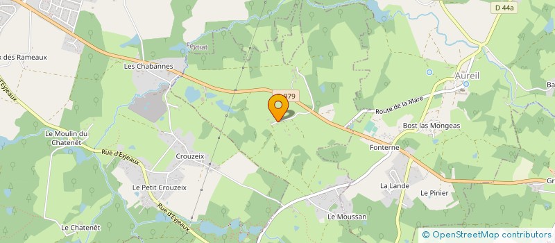 localisation de l'entreprise MONSIEUR DENIS PUYRIGAUD à EYJEAUX