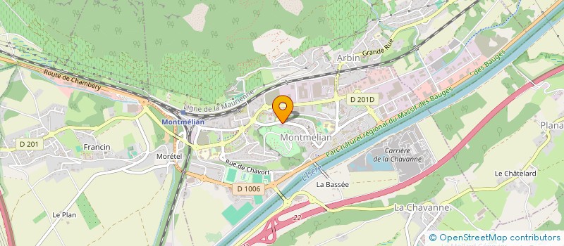 localisation de l'entreprise MONSIEUR DENIS QUENARD  CHIGNIN