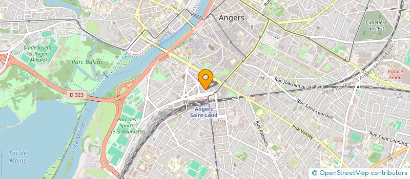 localisation de l'entreprise MONSIEUR DENIS QUINTON à ANGERS