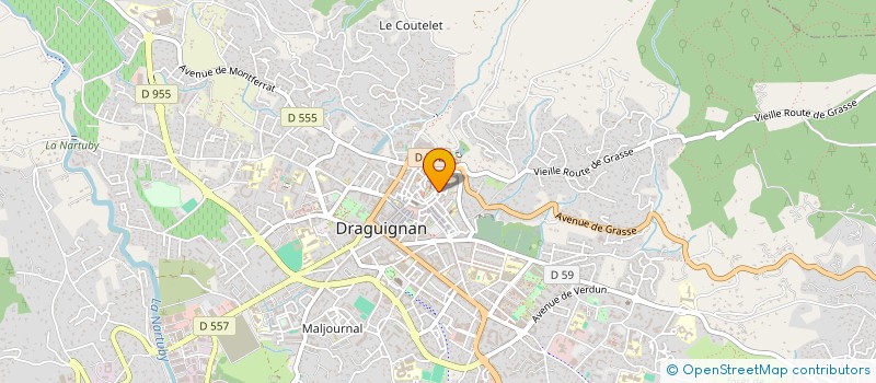 localisation de l'entreprise MONSIEUR DENIS RABATE à DRAGUIGNAN