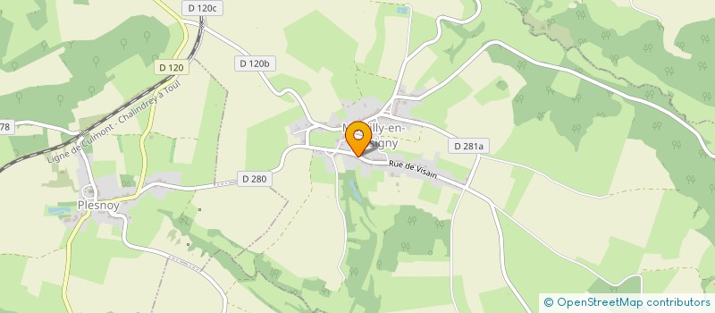 localisation de l'entreprise MONSIEUR DENIS RACLOT à MARCILLY-EN-BASSIGNY