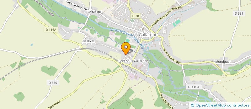 localisation de l'entreprise MONSIEUR DENIS RAGOT à BAILLEAU-ARMENONVILLE