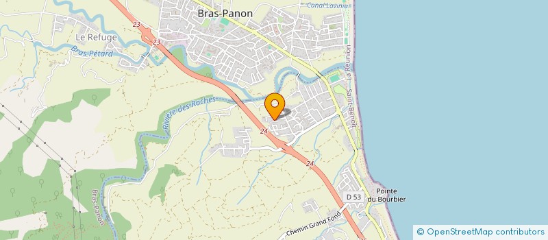 localisation de l'entreprise MONSIEUR DENIS RAMJANE  SAINT-BENOIT