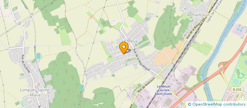 localisation de l'entreprise MONSIEUR DENIS RAMOND  LE MEUX