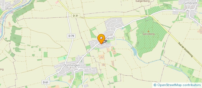 localisation de l'entreprise MONSIEUR DENIS RAMSPACHER  KIENHEIM