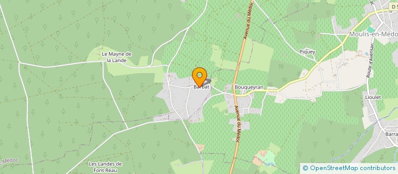 localisation de l'entreprise MONSIEUR DENIS RANCINANGUE à LISTRAC-MEDOC