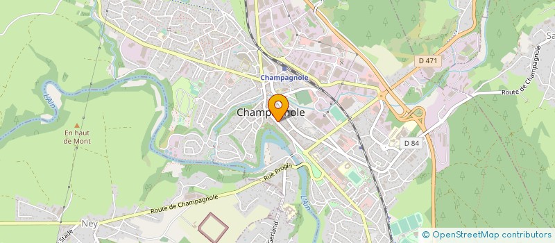 localisation de l'entreprise MONSIEUR DENIS RAUSCHER à CHAMPAGNOLE