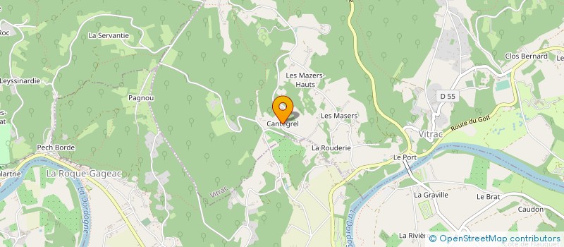 localisation de l'entreprise MONSIEUR DENIS RAYNAL à VITRAC