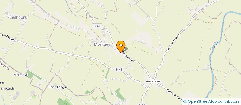 localisation de l'entreprise MONSIEUR DENIS RAYNAUD  PECHAUDIER