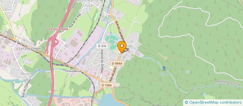 localisation de l'entreprise MONSIEUR DENIS RAYNAUD  MONTREAL-LA-CLUSE