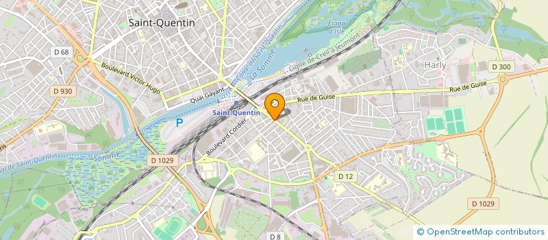 localisation de l'entreprise MONSIEUR DENIS REANT à SAINT-QUENTIN