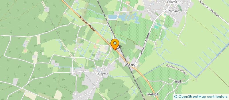 localisation de l'entreprise MONSIEUR DENIS REGERE  QUEYRAC