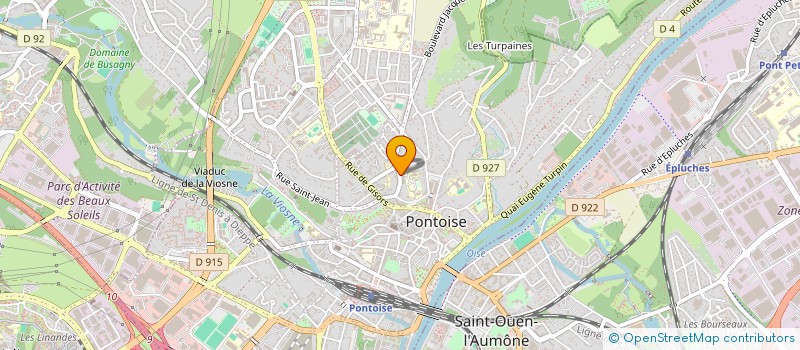 localisation de l'entreprise MONSIEUR DENIS REINNEVILLE à PONTOISE