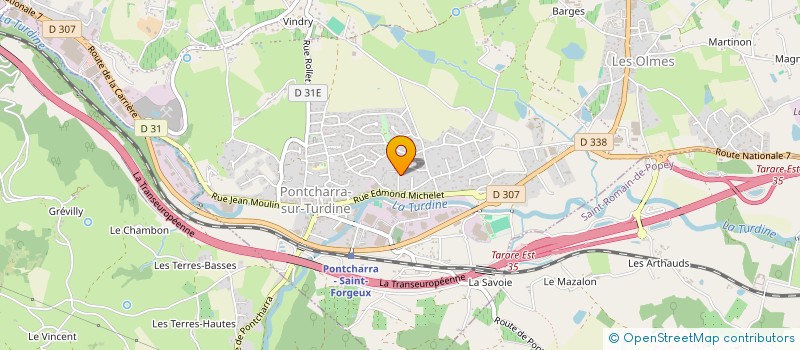 localisation de l'entreprise MONSIEUR DENIS RENARD  VINDRY-SUR-TURDINE