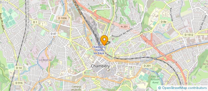 localisation de l'entreprise MONSIEUR DENIS RENAUD à CHAMBERY