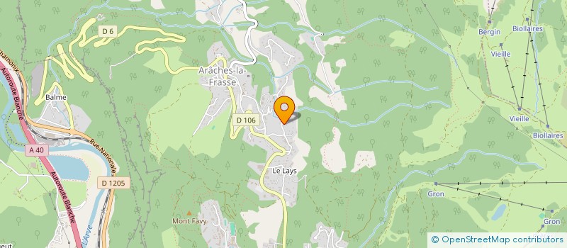 localisation de l'entreprise MONSIEUR DENIS RENOUARD  ARACHES-LA-FRASSE