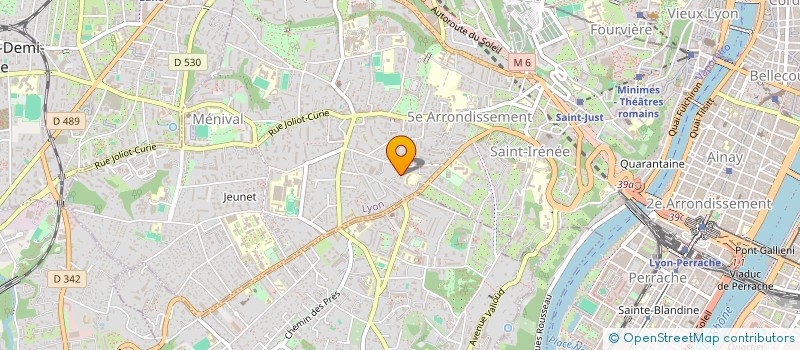localisation de l'entreprise MONSIEUR DENIS REY à LYON