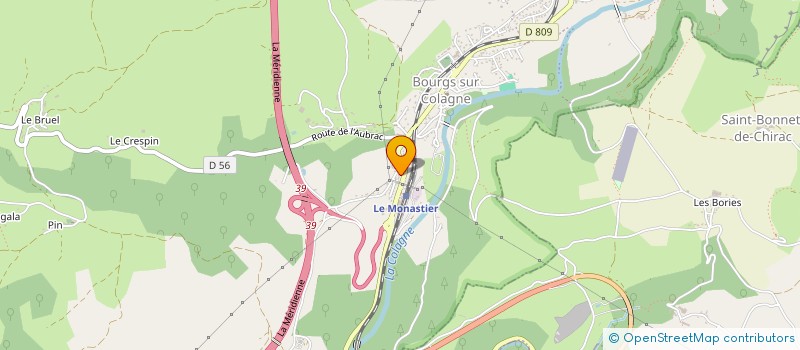 localisation de l'entreprise MONSIEUR DENIS RICHARD  SAINT-LAURENT-DE-MURET