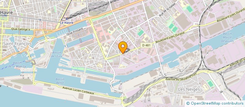localisation de l'entreprise MONSIEUR DENIS RICHARD à LE HAVRE