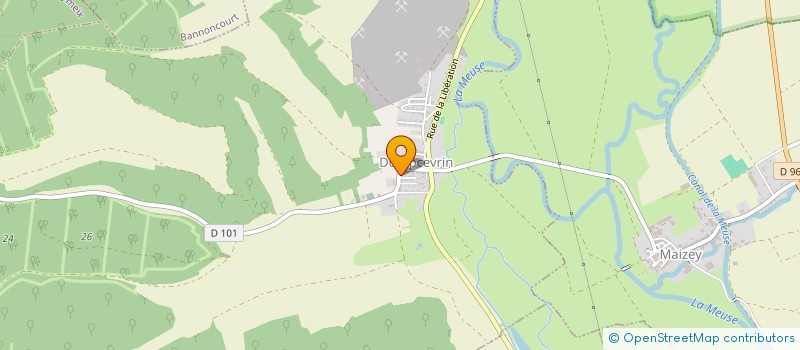 localisation de l'entreprise MONSIEUR DENIS RICHERT à BUXIERES-SOUS-LES-COTES