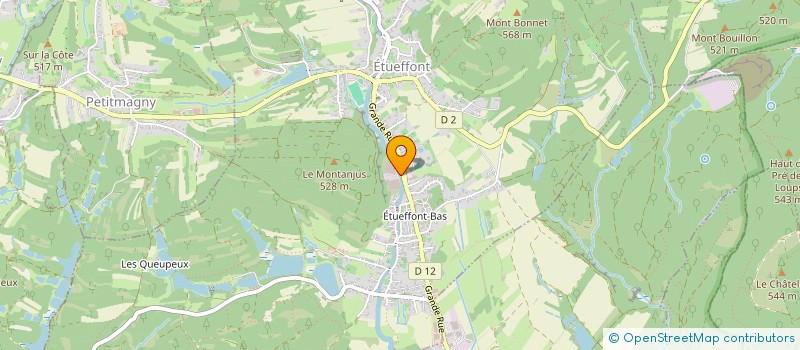 localisation de l'entreprise MONSIEUR DENIS RIETZ à ETUEFFONT