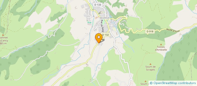 localisation de l'entreprise MONSIEUR DENIS RIGAL  ARAMITS