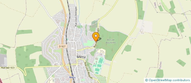 localisation de l'entreprise MONSIEUR DENIS RIGOT  MERU