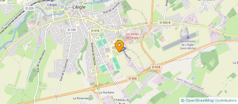 localisation de l'entreprise MONSIEUR DENIS RIMAUD à L AIGLE