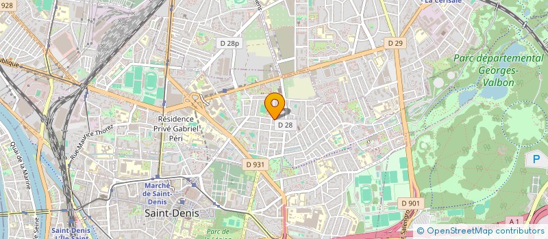 localisation de l'entreprise MONSIEUR DENIS RIOT à SAINT-DENIS