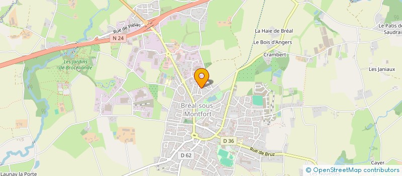 localisation de l'entreprise MONSIEUR DENIS RIOU  BREAL-SOUS-MONTFORT