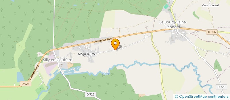 localisation de l'entreprise MONSIEUR DENIS RIQUIER à GOUFFERN EN AUGE