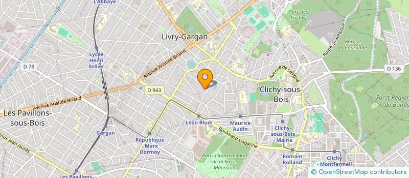 localisation de l'entreprise MONSIEUR DENIS RISCHARD  LIVRY-GARGAN