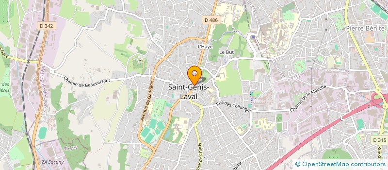 localisation de l'entreprise MONSIEUR DENIS RIVOIRE à SAINT-GENIS-LAVAL