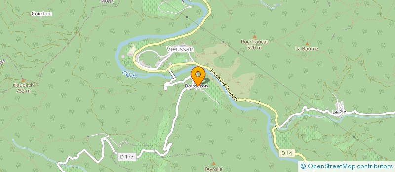 localisation de l'entreprise MONSIEUR DENIS ROBBERECHTS  VIEUSSAN