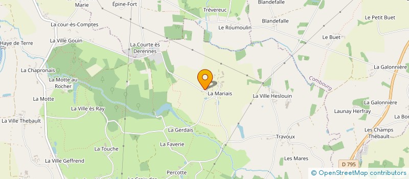 localisation de l'entreprise MONSIEUR DENIS ROBERT  QUEBRIAC