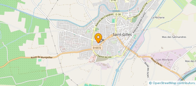 localisation de l'entreprise MONSIEUR DENIS ROCH  SAINT-GILLES