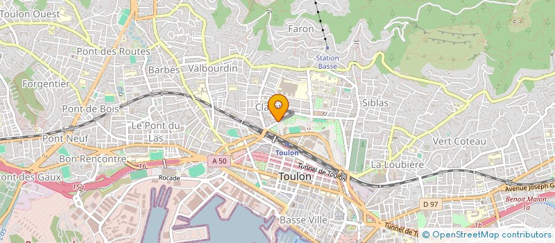 localisation de l'entreprise MONSIEUR DENIS ROCHE  TOULON