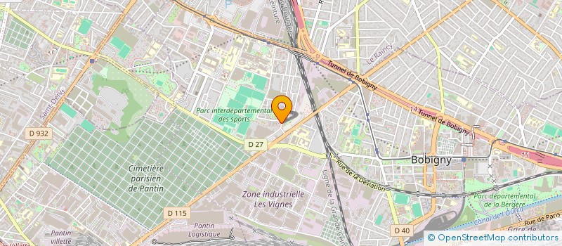 localisation de l'entreprise MONSIEUR DENIS ROCHE  BOBIGNY