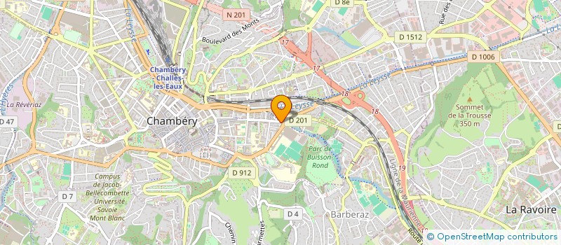 localisation de l'entreprise MONSIEUR DENIS RODRIGUES AREDE à CHAMBERY