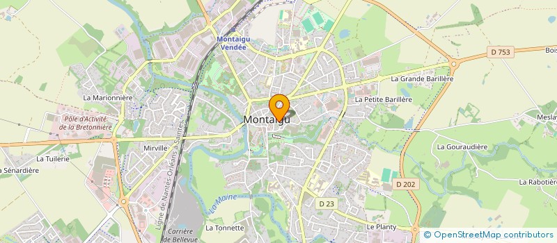 localisation de l'entreprise MONSIEUR DENIS ROGER à MONTAIGU-VENDEE