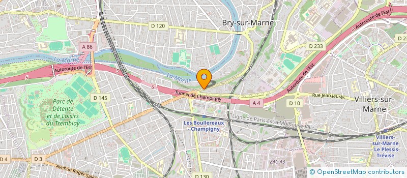 localisation de l'entreprise MONSIEUR DENIS ROGNAT à CHAMPIGNY-SUR-MARNE